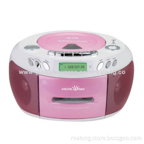 Portable DVD players with cassette and FM/AM radio